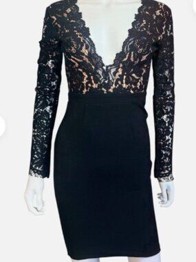 NWT Lulus "Swoon-er or Later" Lace Bodycon Dress Medium